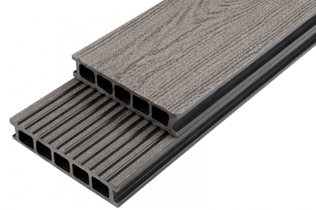 Террасная доска дпк UnionWood Union Pulse Антрацит