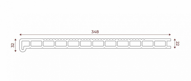 Ступени дпк TeraGrand пустотелые Венге