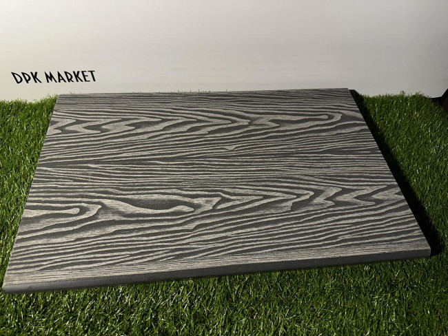 Ступень полнотелая 3D Step из дпк Серый Ступень полнотелая 3D Step из дпк Серый