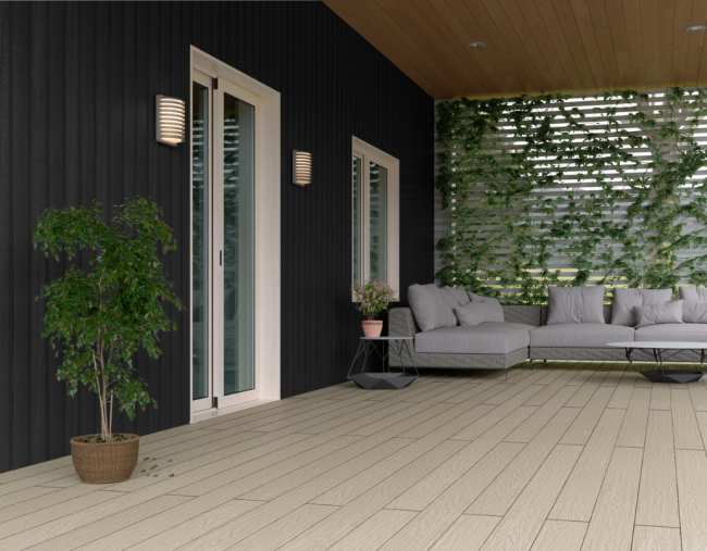 Стеновые реечные панели из ДПК CM Wall Чёрный Стеновые реечные панели из ДПК CM Wall Чёрный