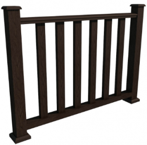 Ограждения из ДПК WOODVEX Венге